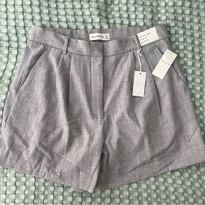 A&F Grey Sloane Dress Shorts - NWT